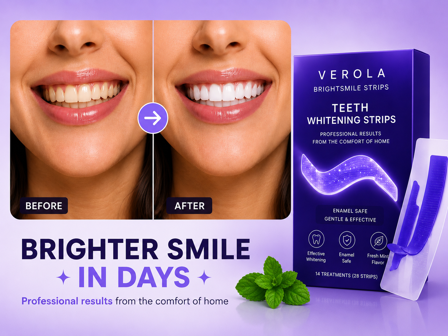 Verola BrightSmile Strips
